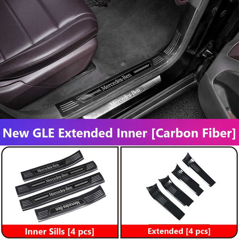 Mercedes GLE GLS door sill plates