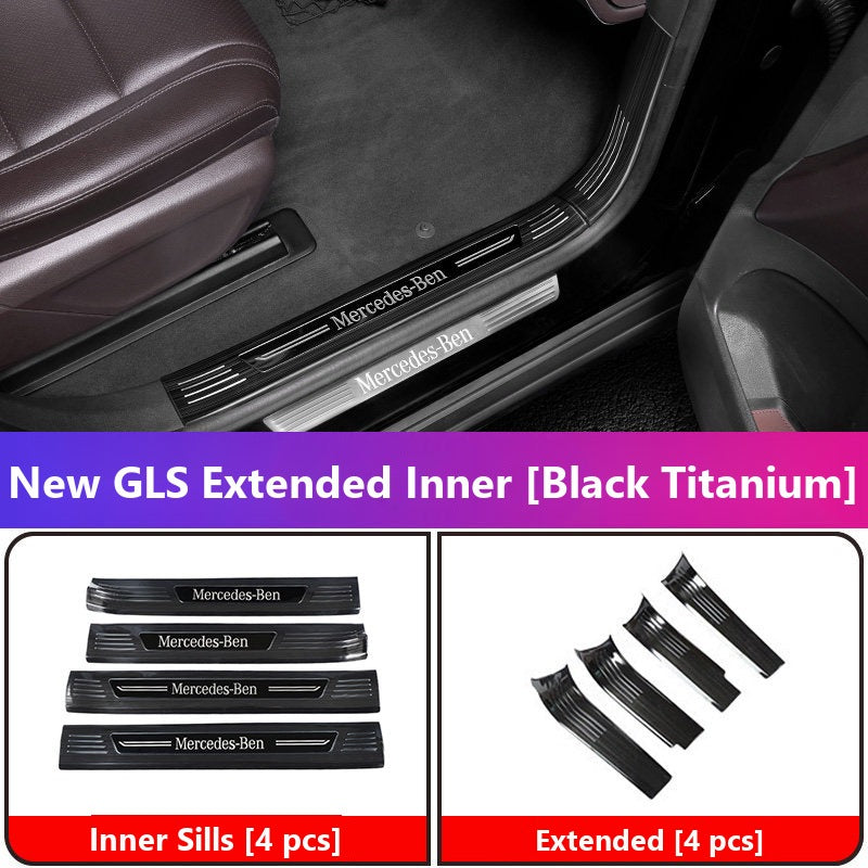 Mercedes GLE GLS door sill plates