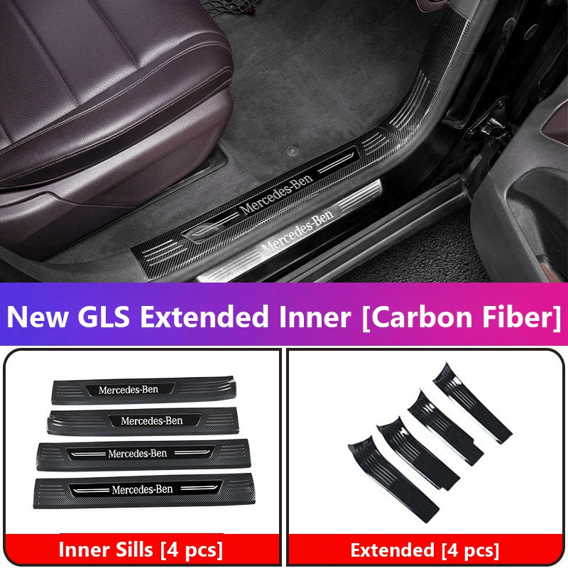 Mercedes GLE GLS door sill plates