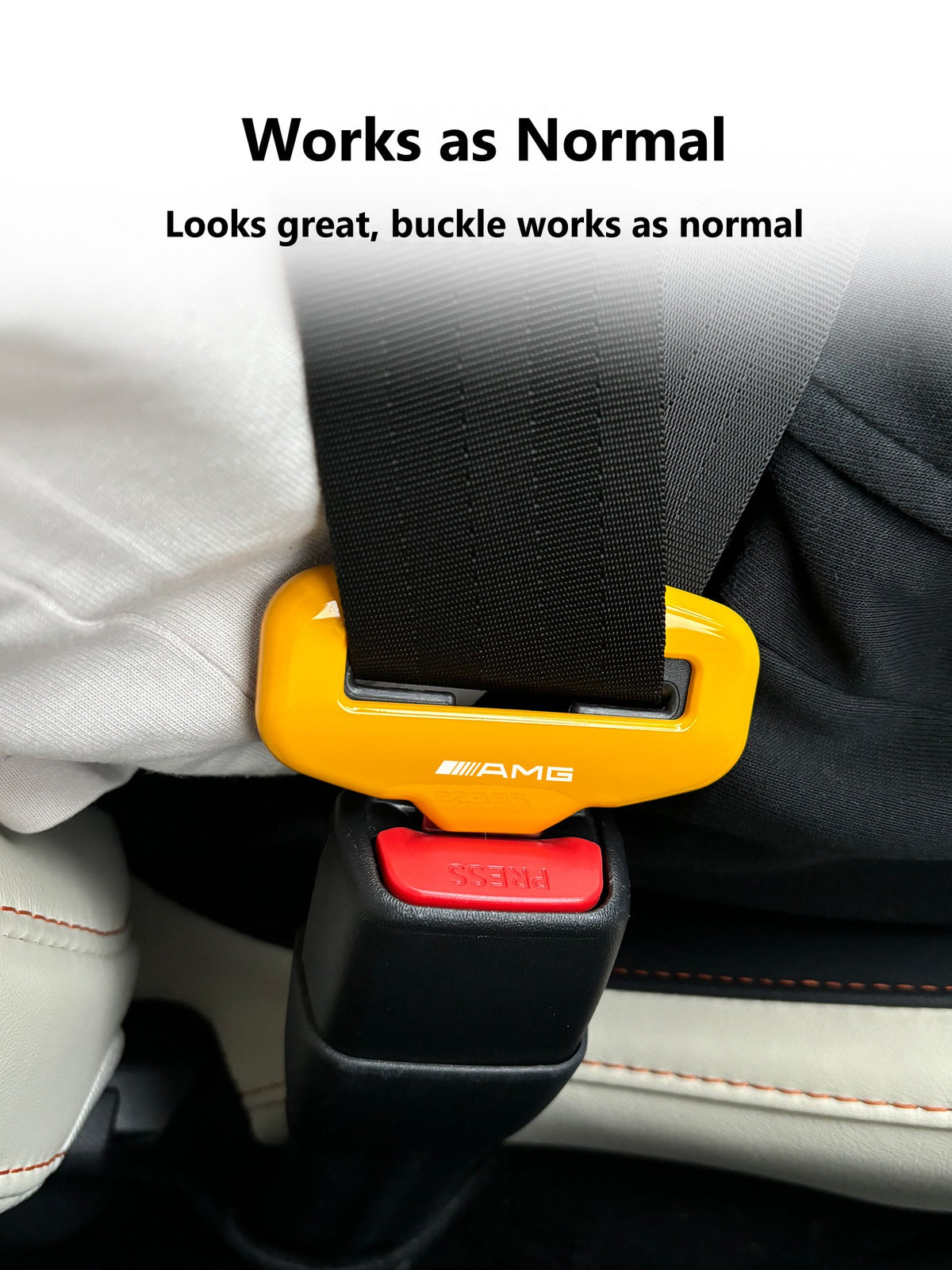 Mercedes seat belt buckle cover