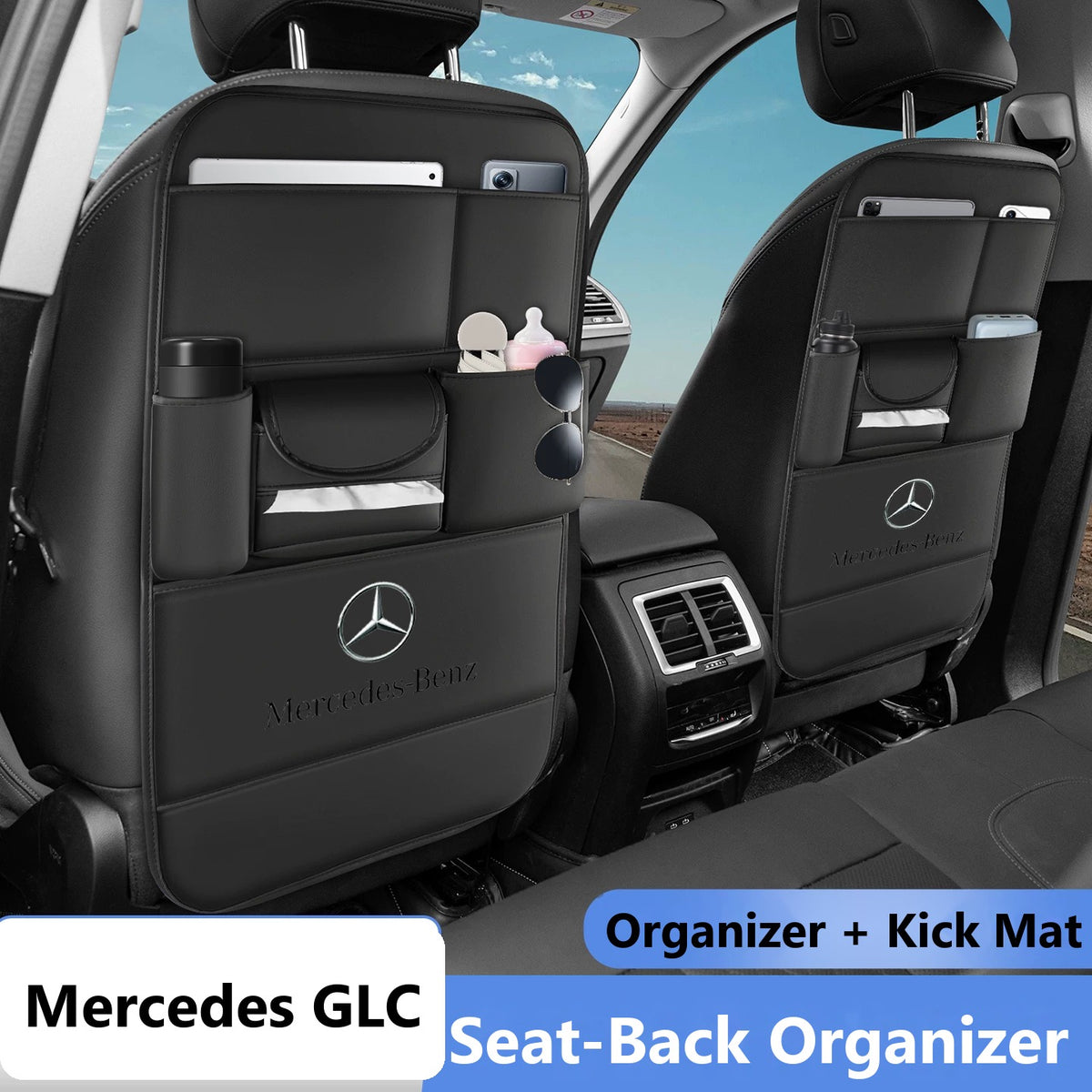 Mercedes-Benz GLC seat-back organizer
