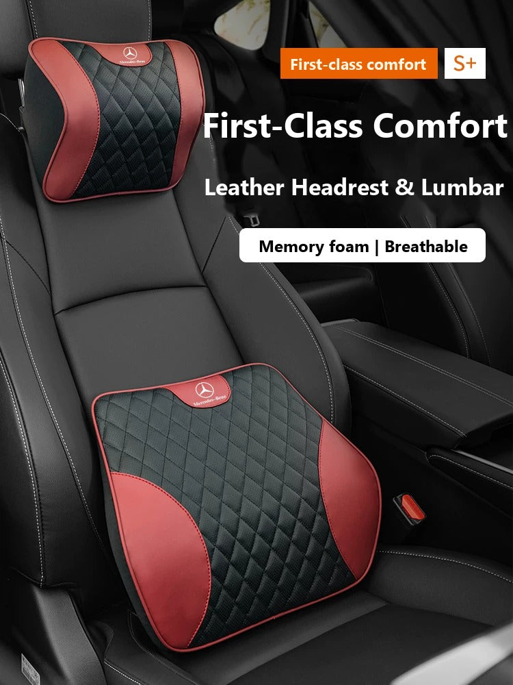 Mercedes-Benz nappa headrest pillow