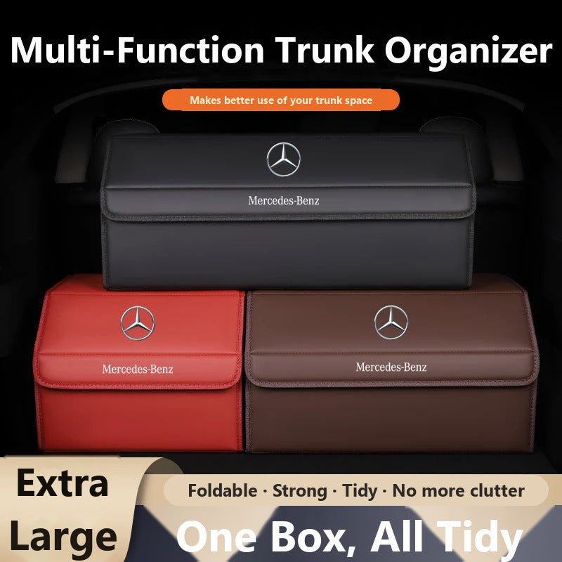 Leather trunk storage box for Mercedes-Benz