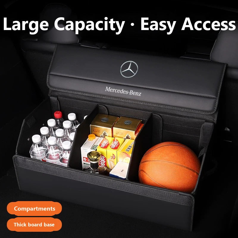 Leather trunk storage box for Mercedes-Benz