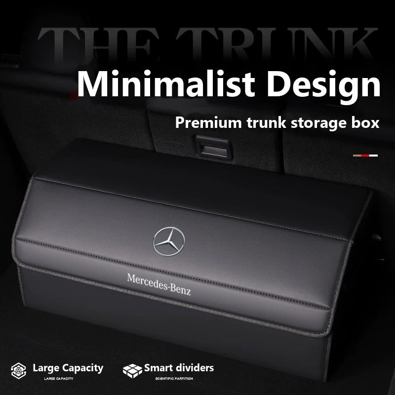 Leather trunk storage box for Mercedes-Benz