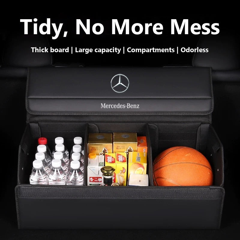 Leather trunk storage box for Mercedes-Benz