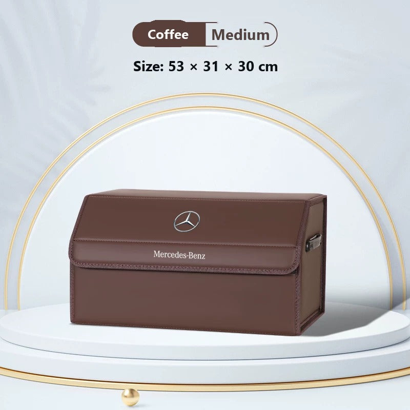 Leather trunk storage box for Mercedes-Benz