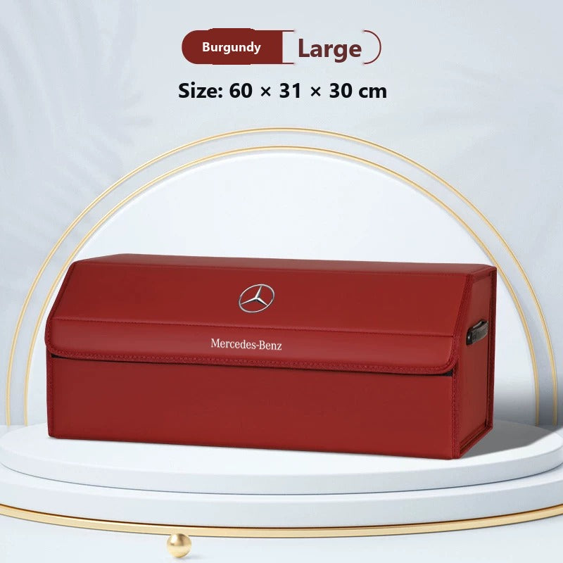Leather trunk storage box for Mercedes-Benz