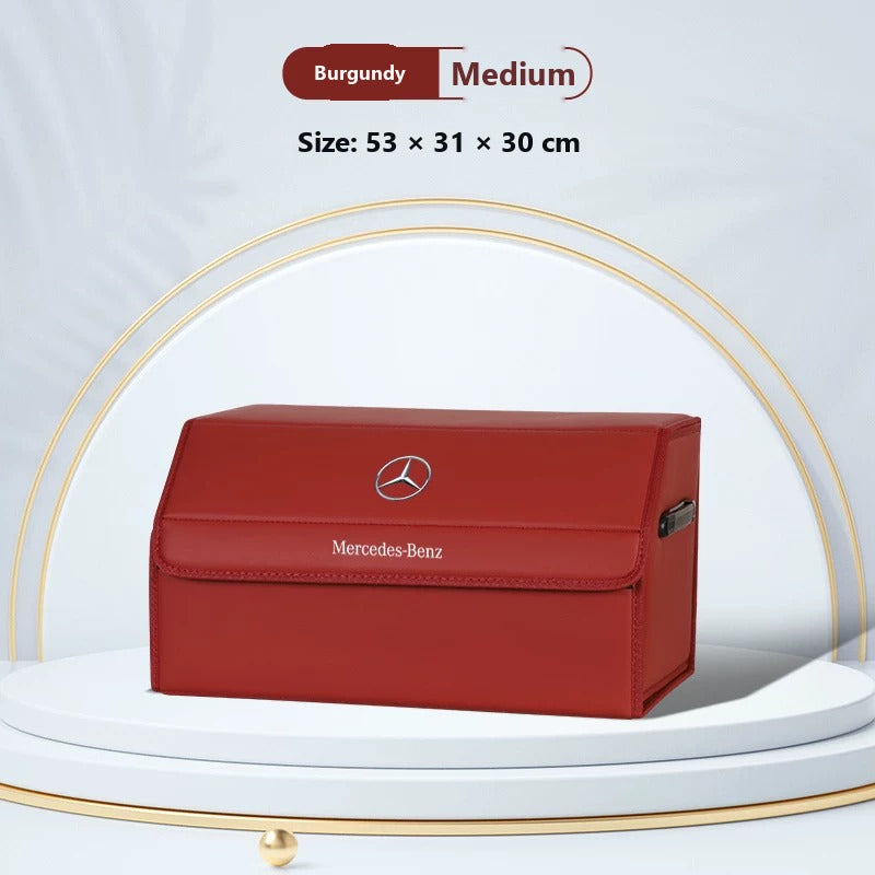 Leather trunk storage box for Mercedes-Benz