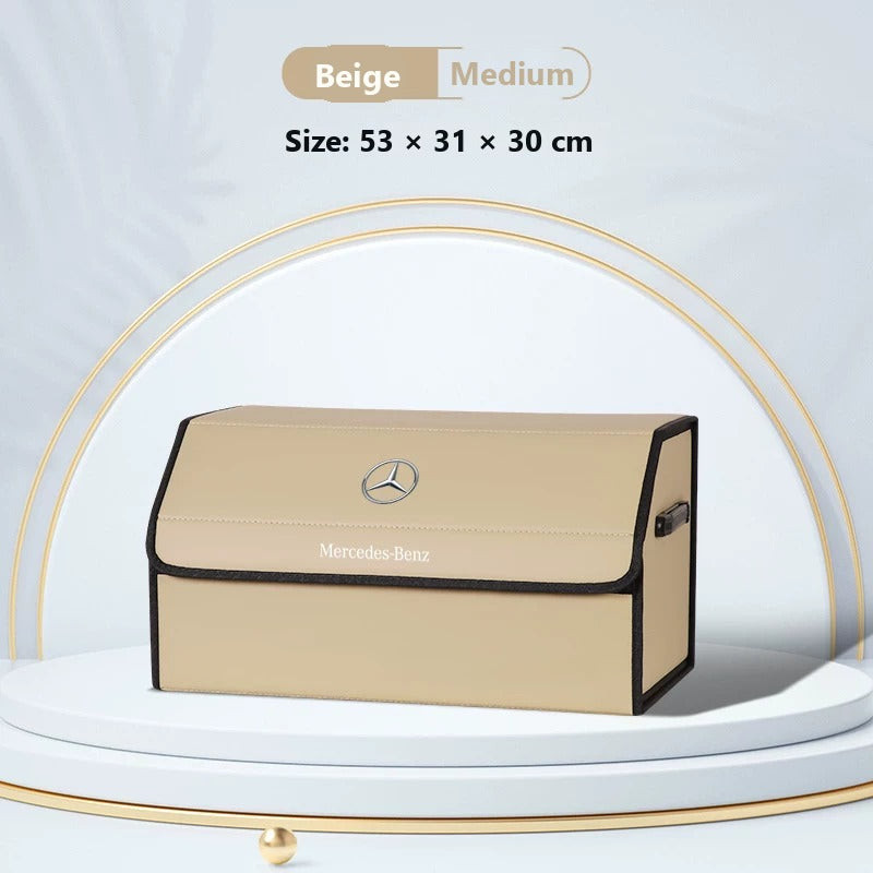 Leather trunk storage box for Mercedes-Benz