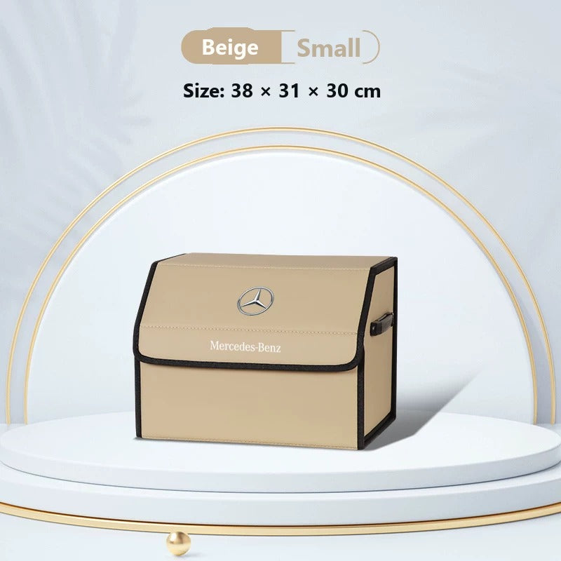 Leather trunk storage box for Mercedes-Benz