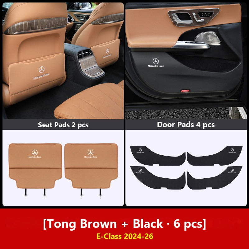 Mercedes door kick guard pads