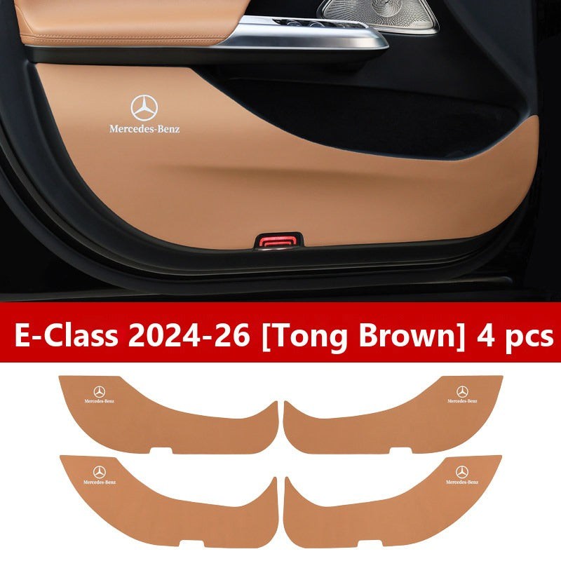 Mercedes door kick guard pads