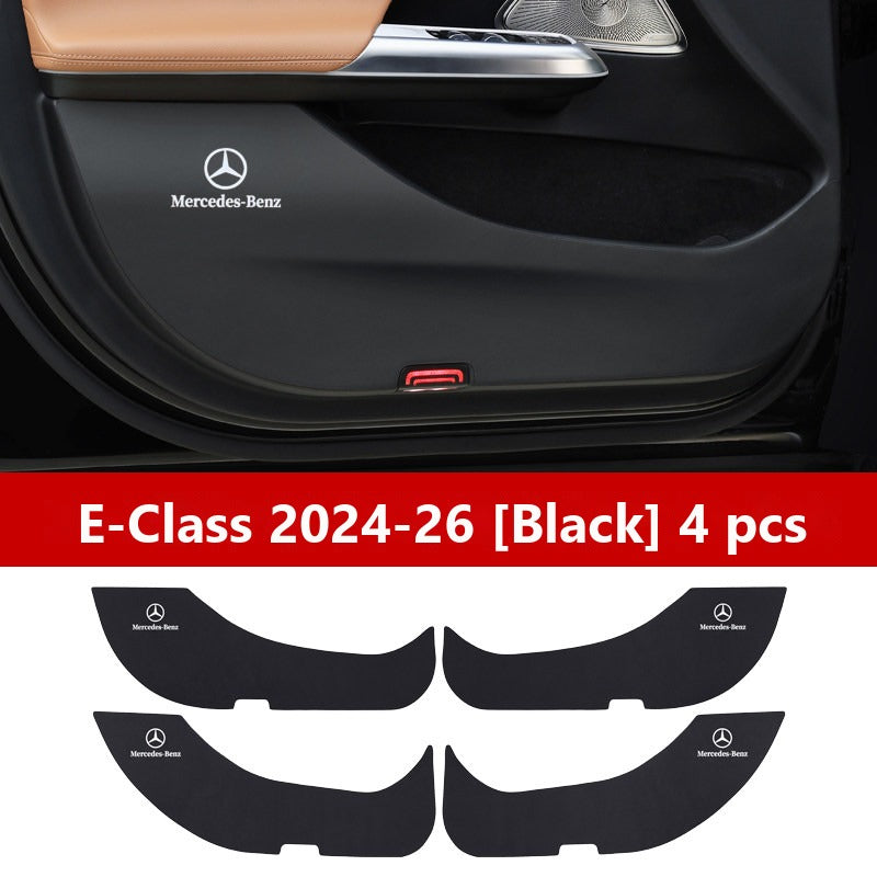 Mercedes door kick guard pads