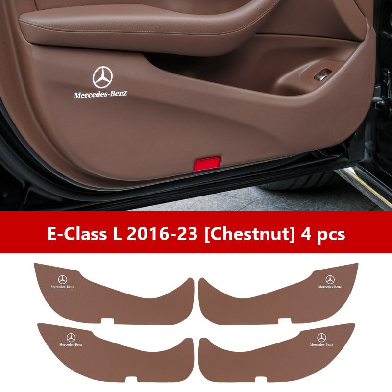 Mercedes door kick guard pads