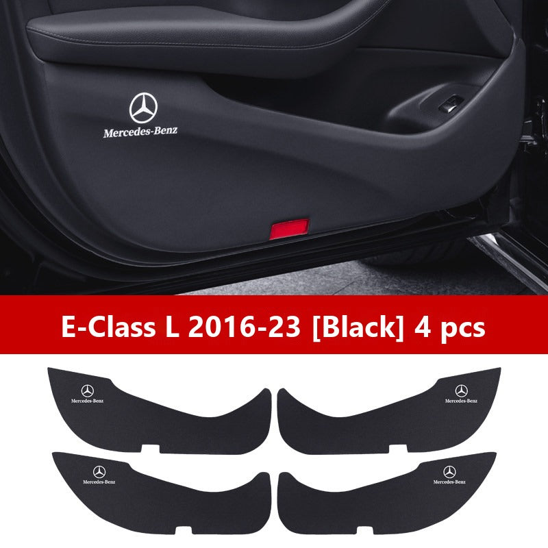 Mercedes door kick guard pads