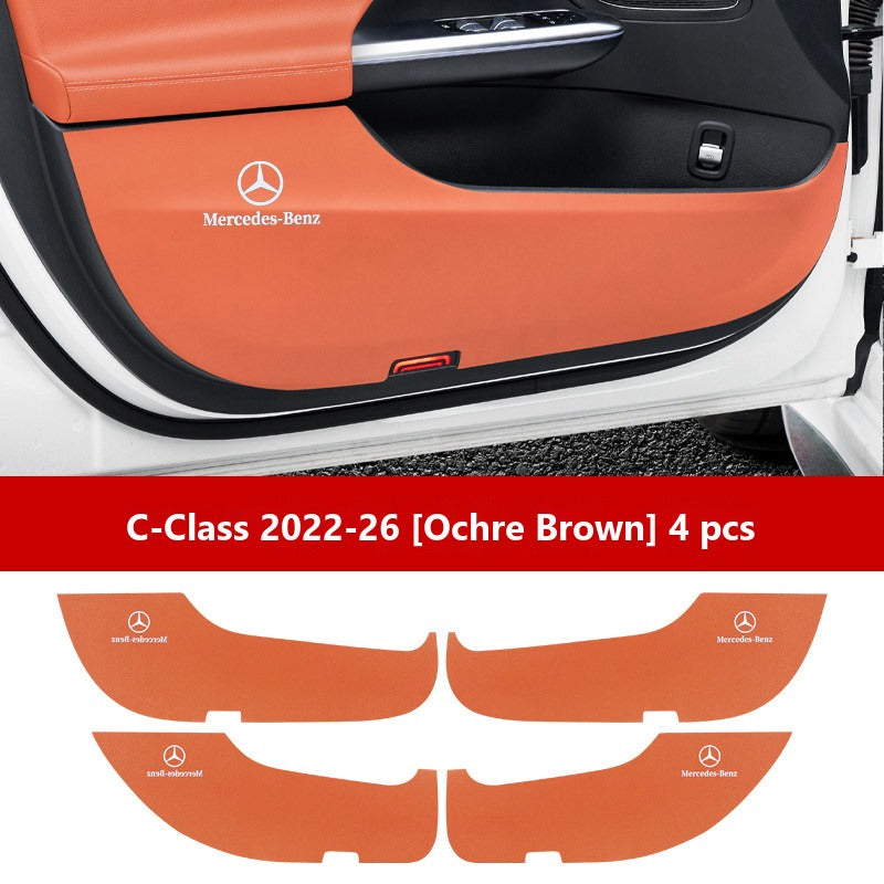 Mercedes door kick guard pads