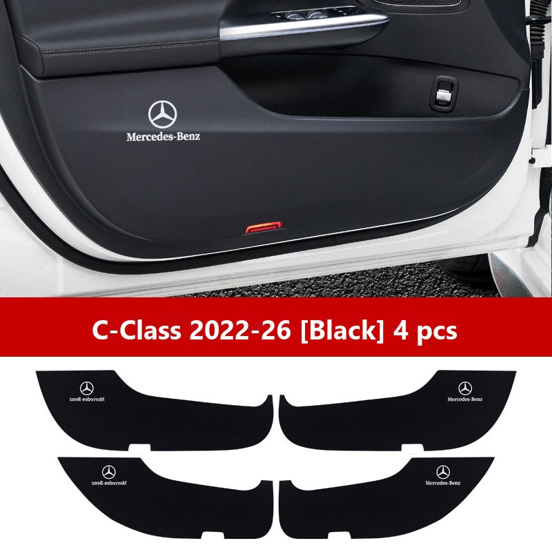 Mercedes door kick guard pads
