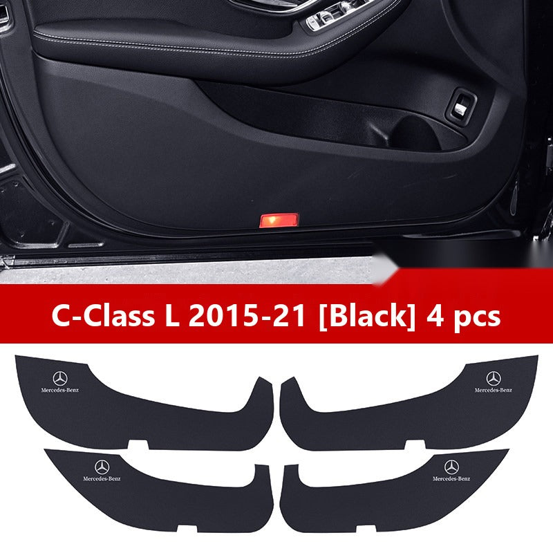 Mercedes door kick guard pads