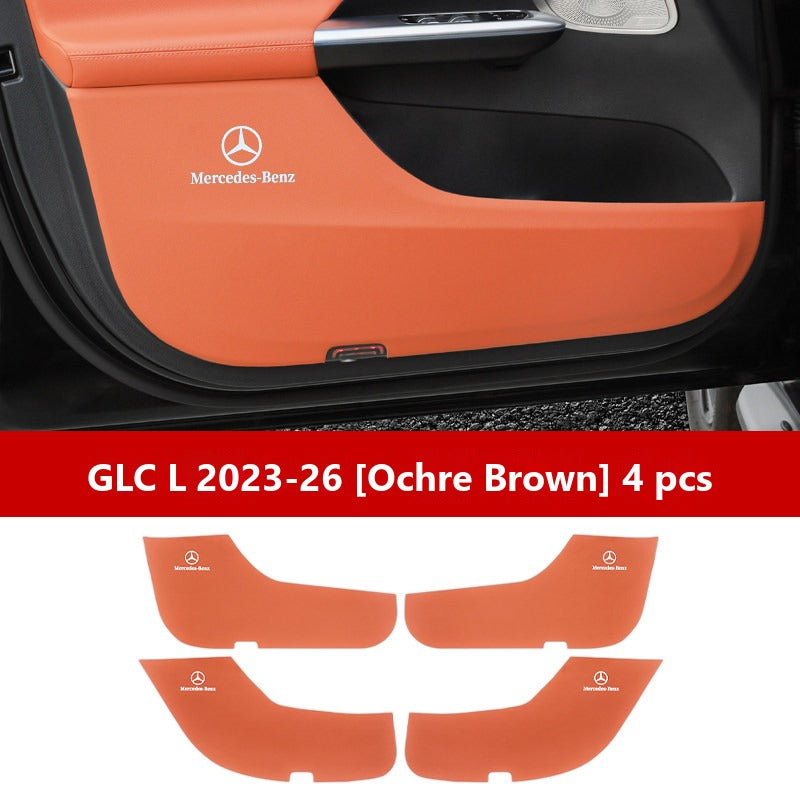 Mercedes door kick guard pads