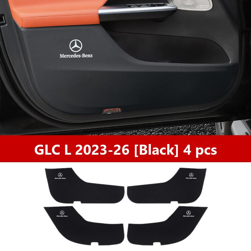 Mercedes door kick guard pads