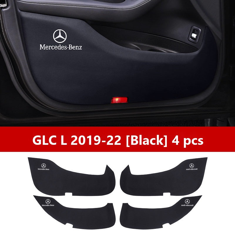 Mercedes door kick guard pads