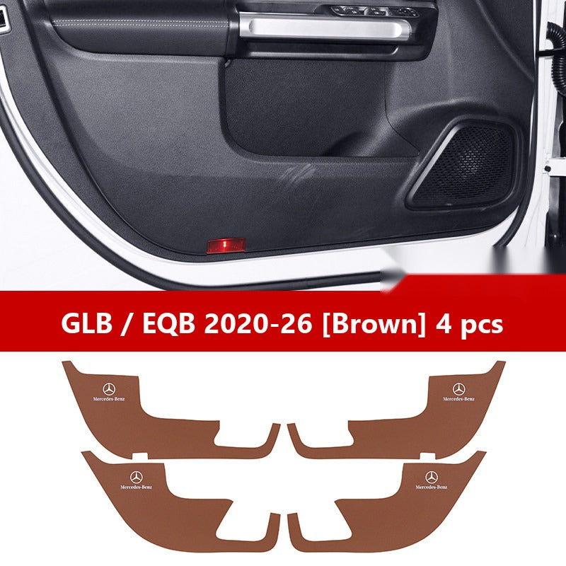 Mercedes door kick guard pads
