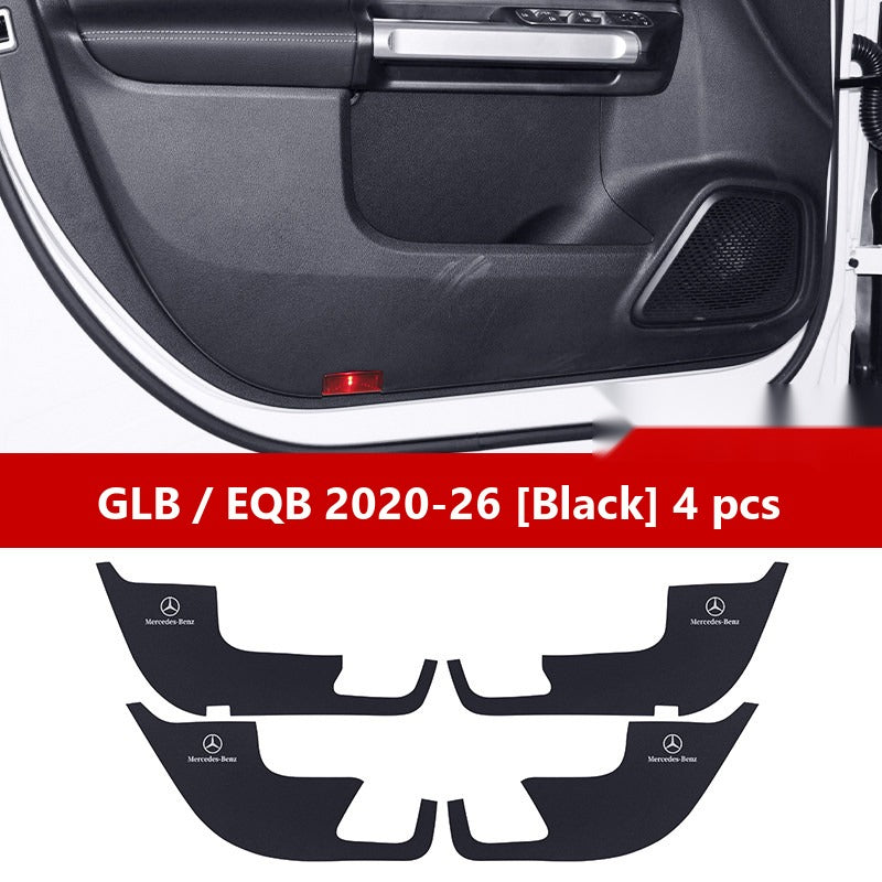 Mercedes door kick guard pads