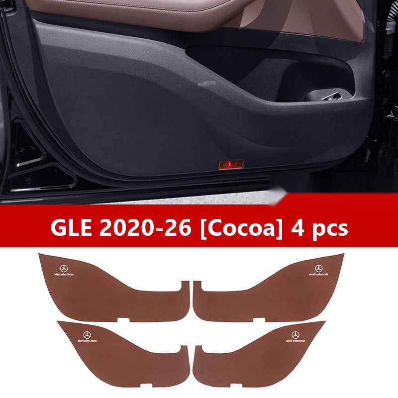 Mercedes door kick guard pads