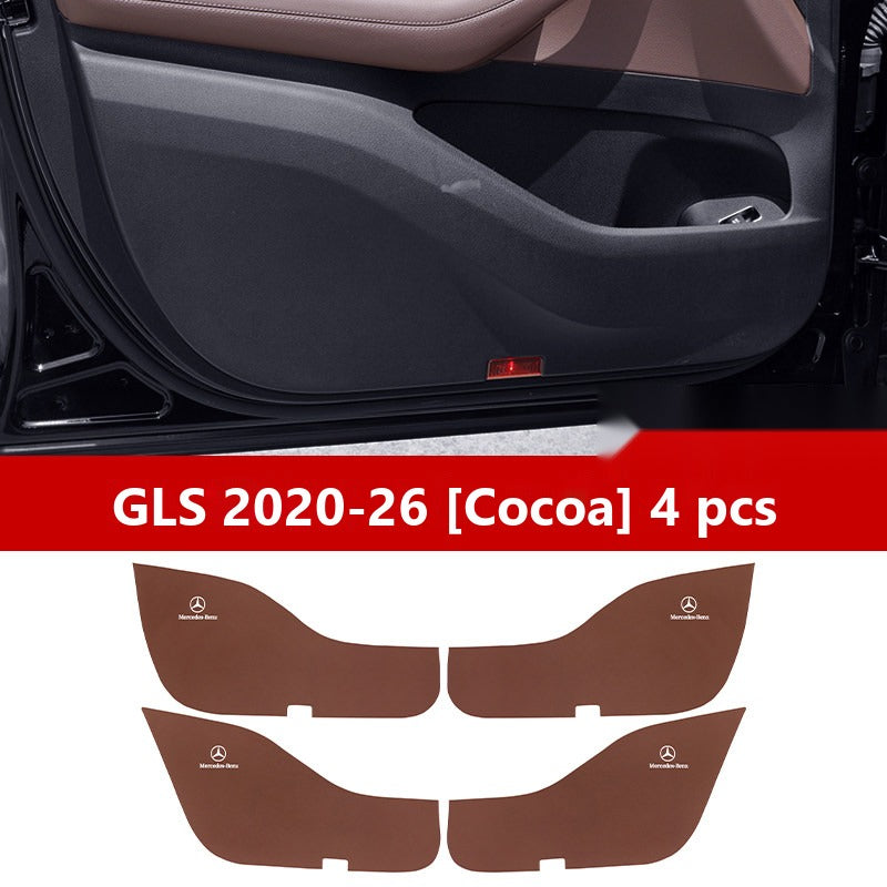 Mercedes door kick guard pads