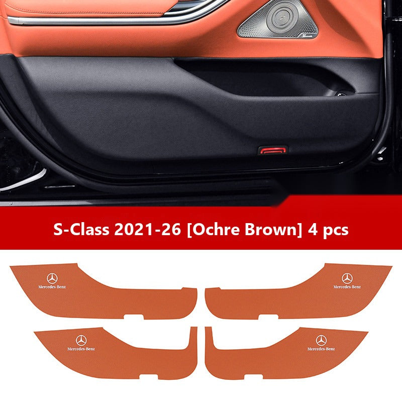 Mercedes door kick guard pads