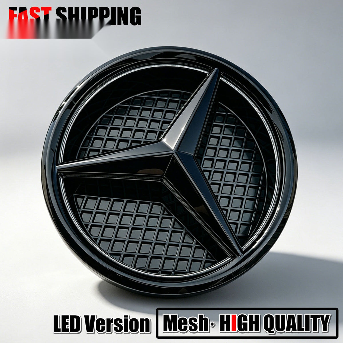 Mercedes LED grille star emblem