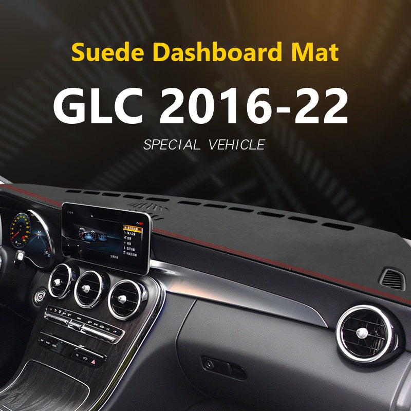 Mercedes GLC suede dashboard mat