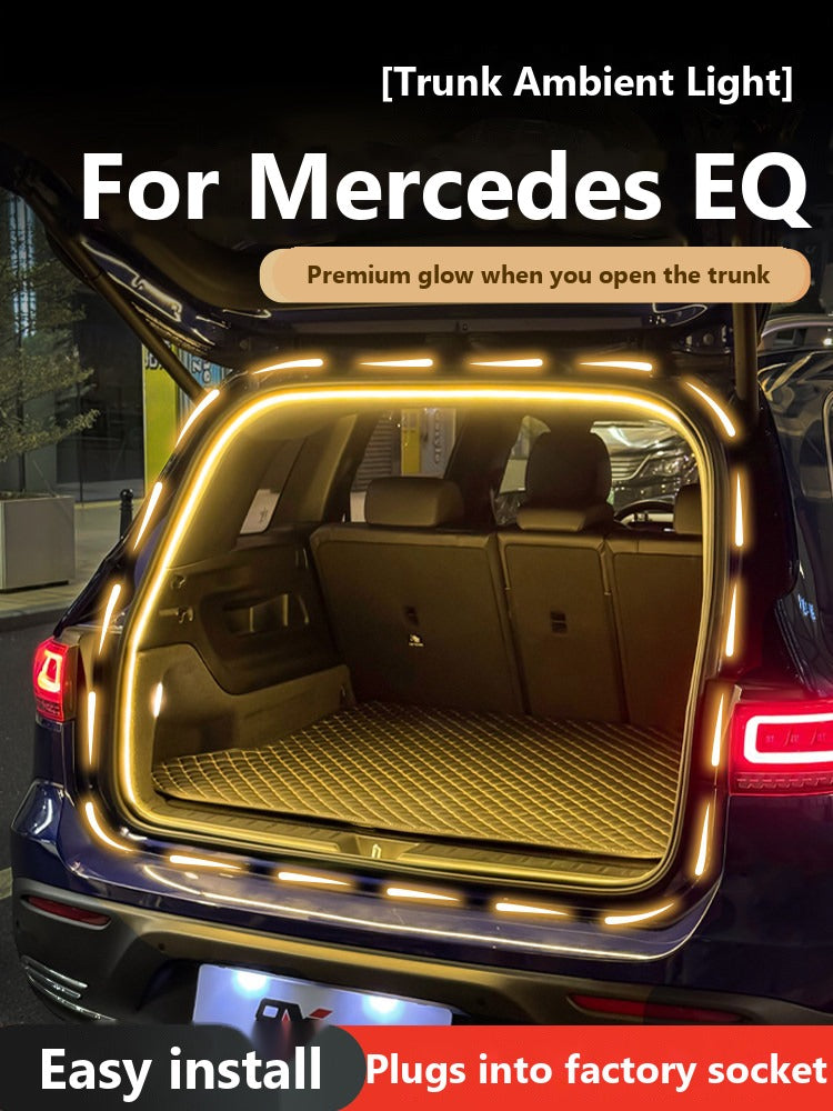 Mercedes EQ trunk LED light