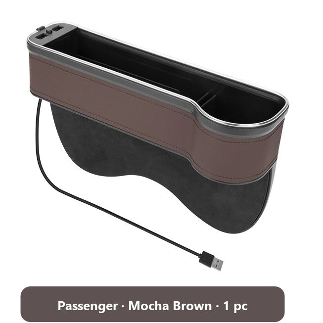 Mercedes seat gap organizer with ambient light