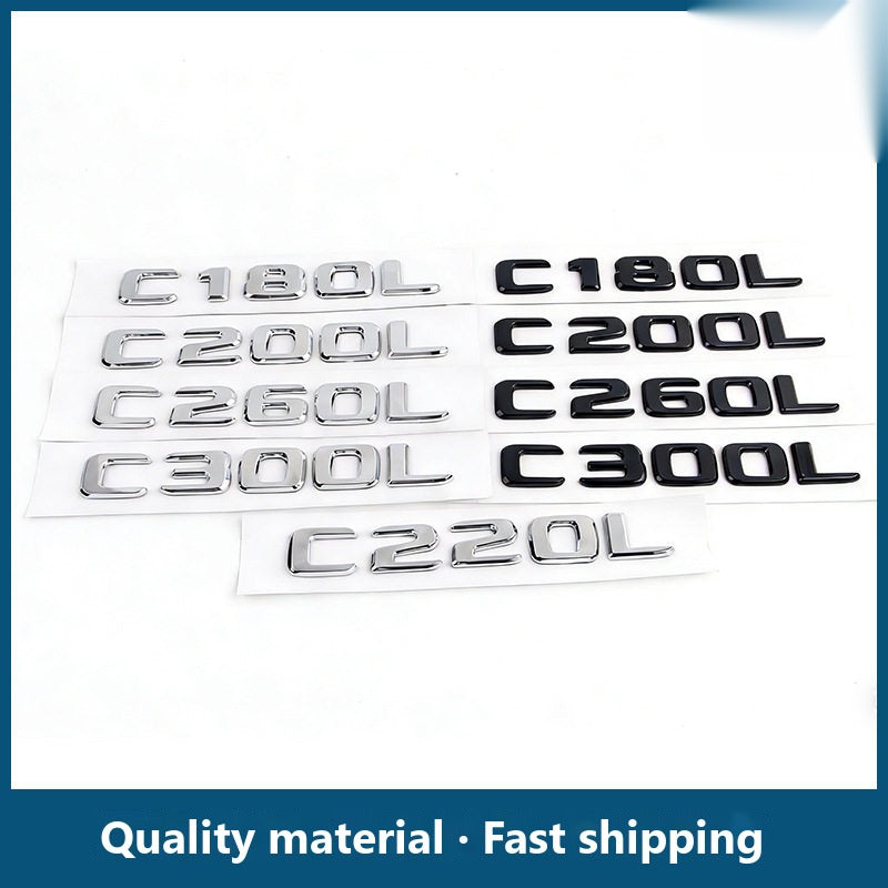 Mercedes C-Class trunk badge