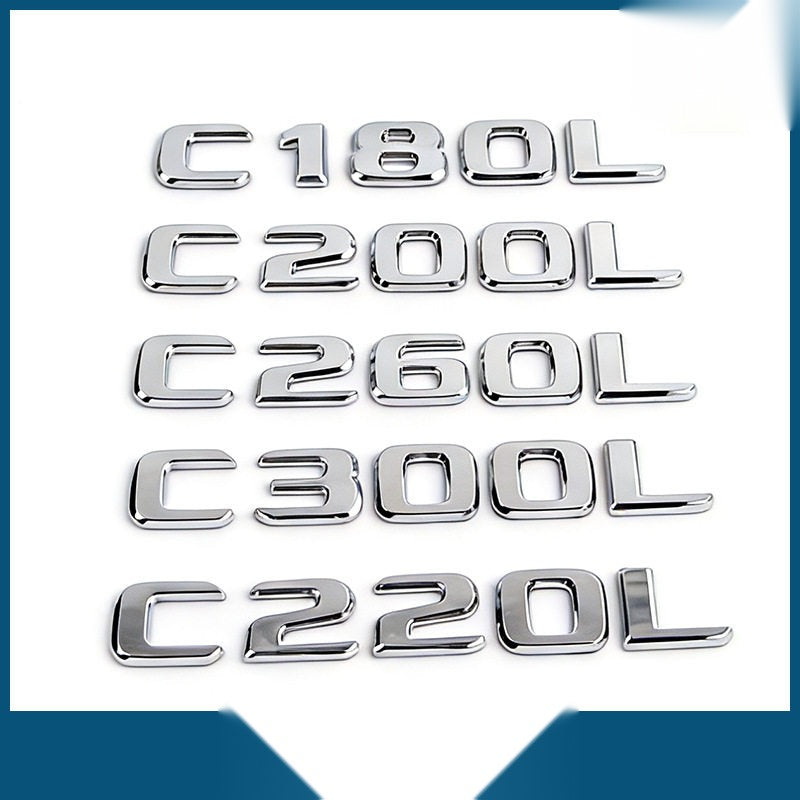 Mercedes C-Class trunk badge