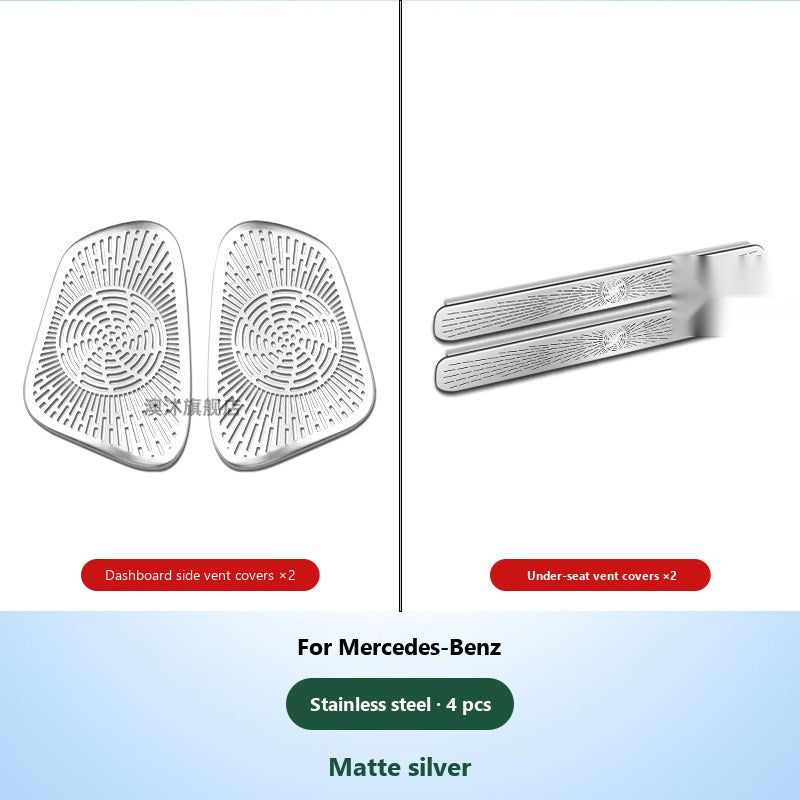 Mercedes air vent covers and grille insect nets