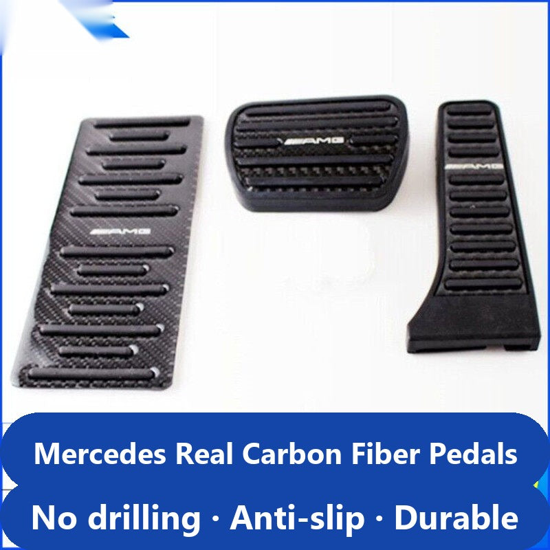 Mercedes carbon fiber pedal covers