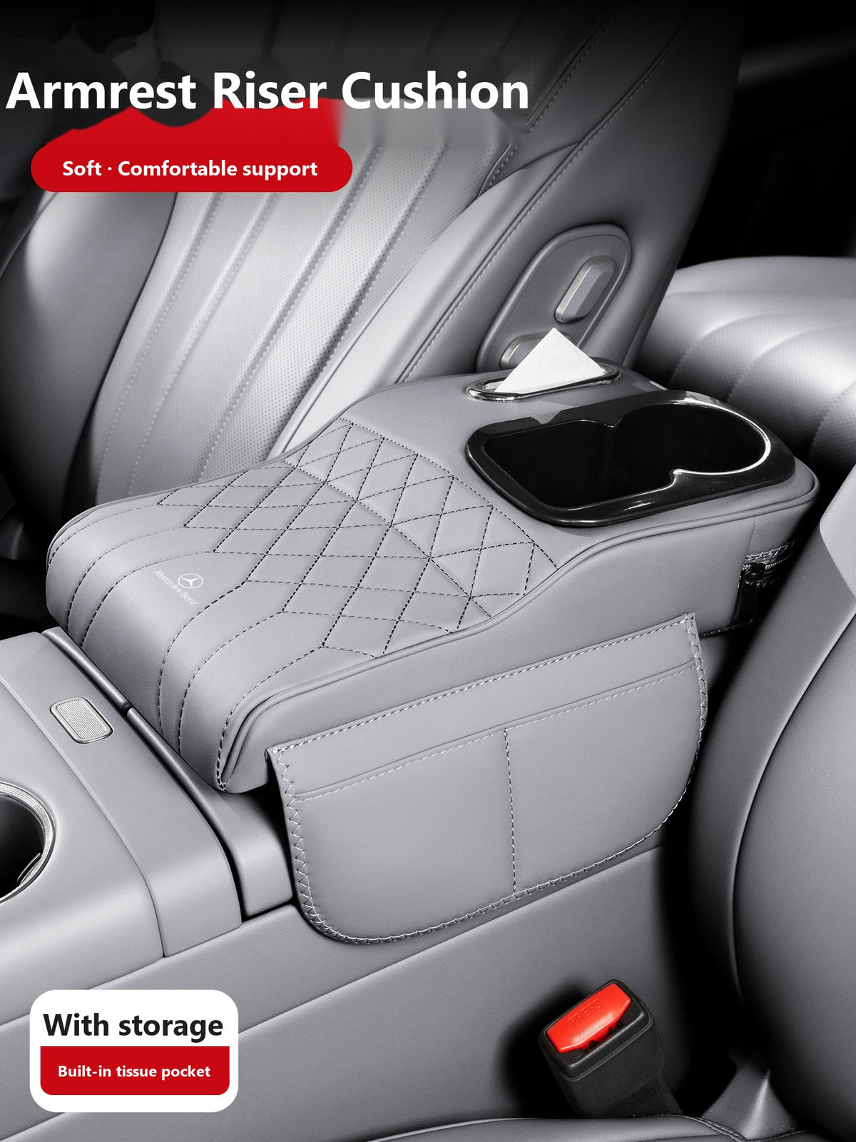 Mercedes armrest box riser cushion