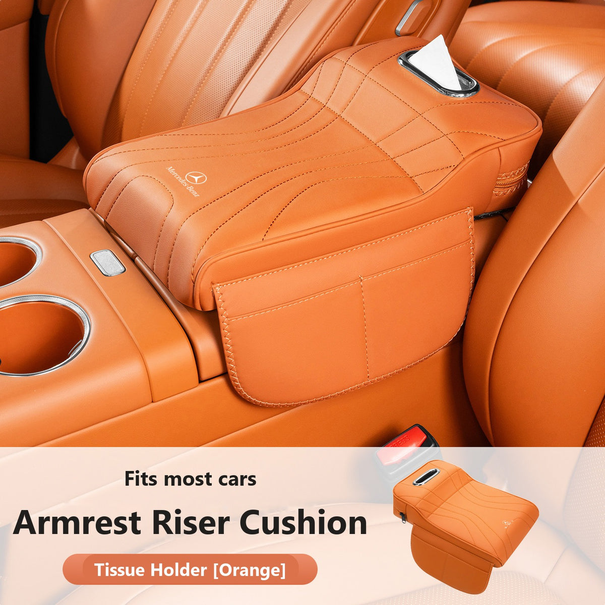 Mercedes armrest box riser cushion