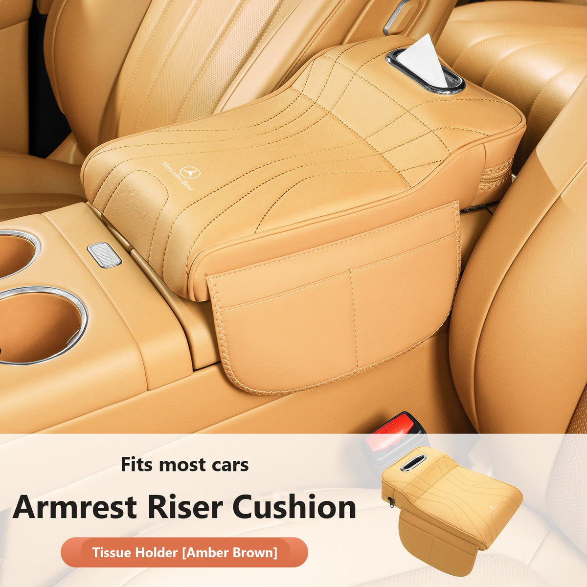 Mercedes armrest box riser cushion