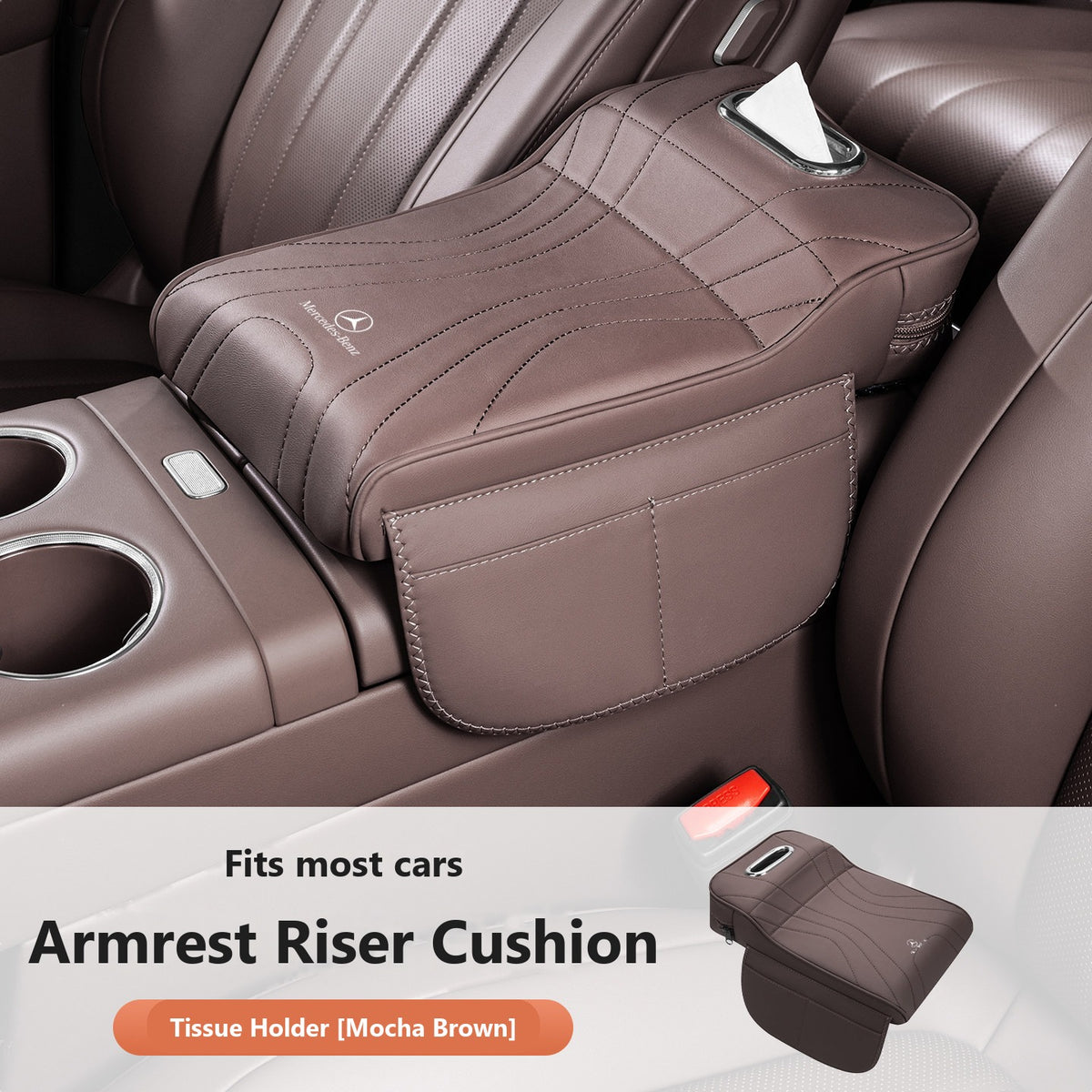 Mercedes armrest box riser cushion