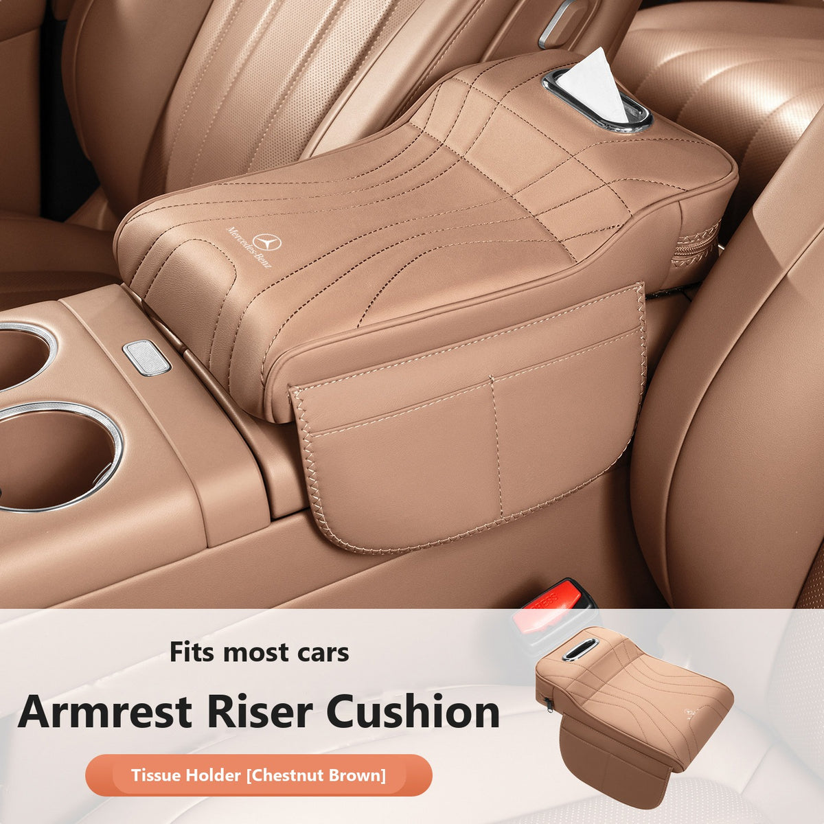 Mercedes armrest box riser cushion