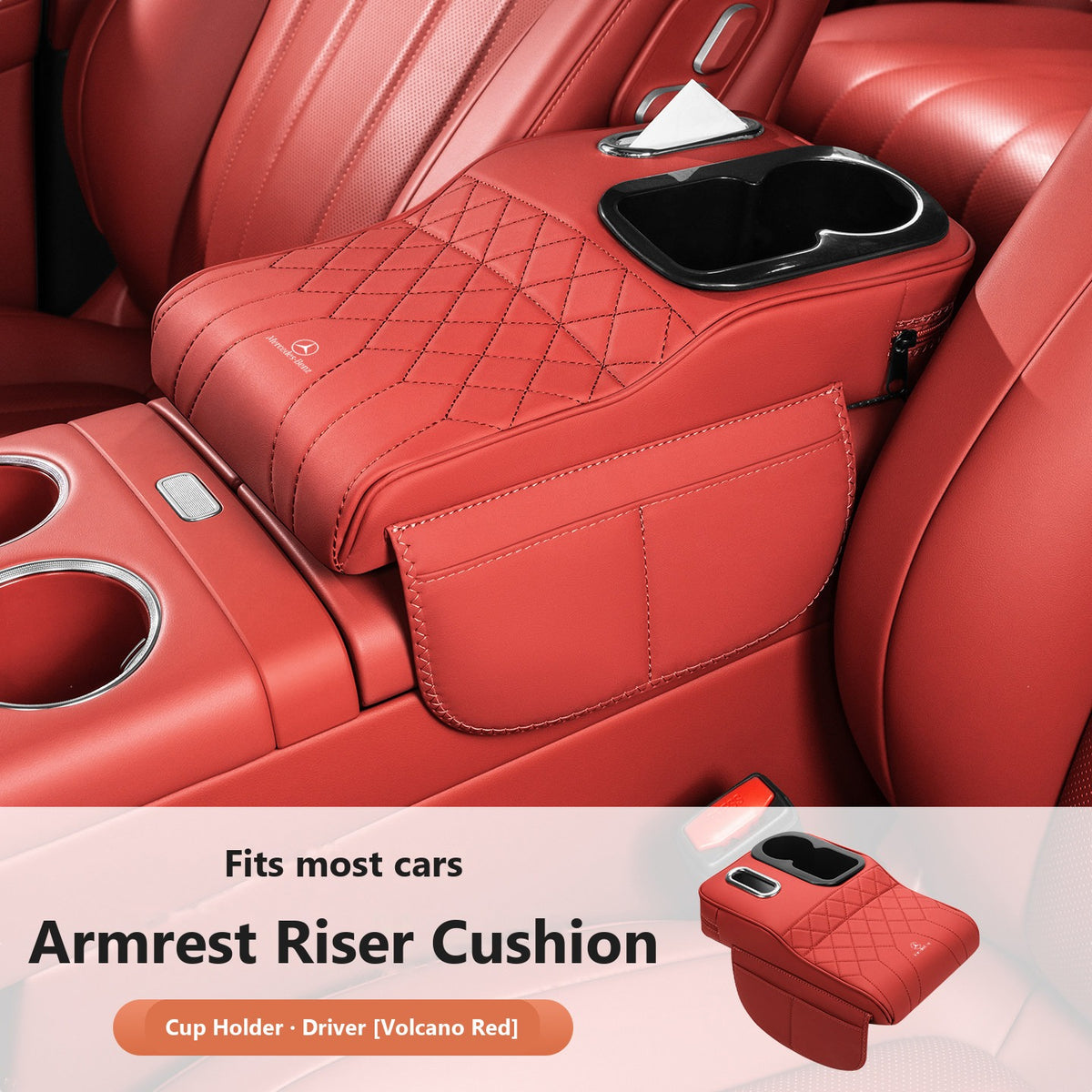 Mercedes armrest box riser cushion