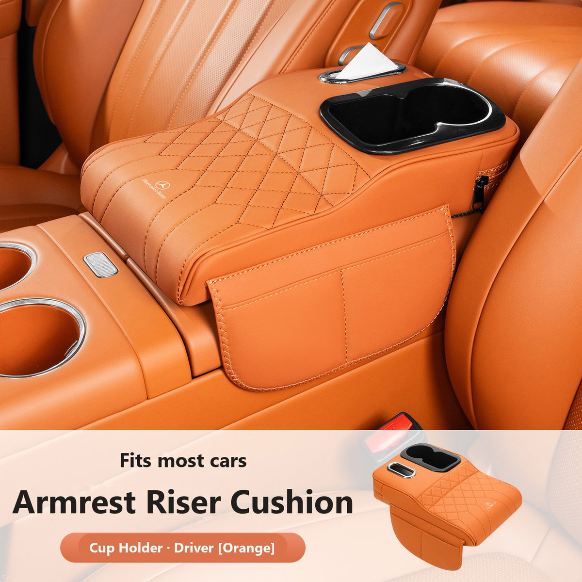 Mercedes armrest box riser cushion