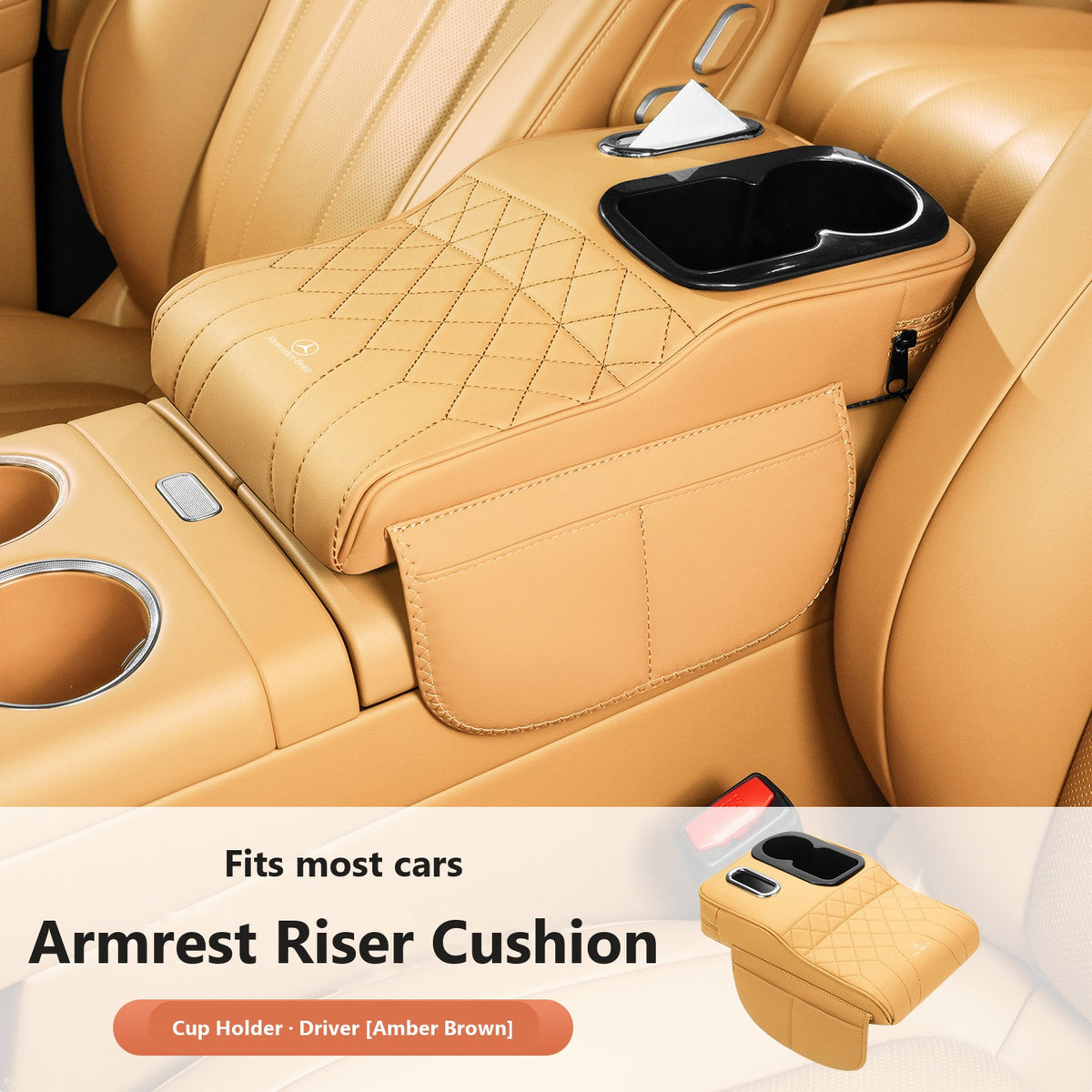 Mercedes armrest box riser cushion