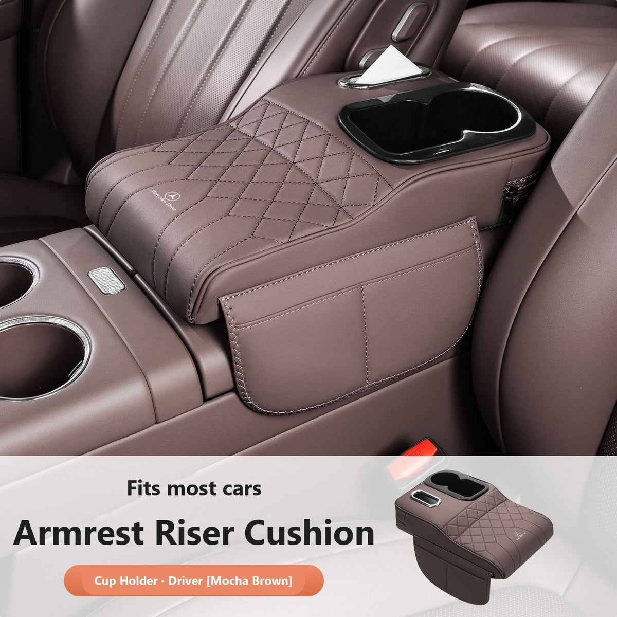 Mercedes armrest box riser cushion