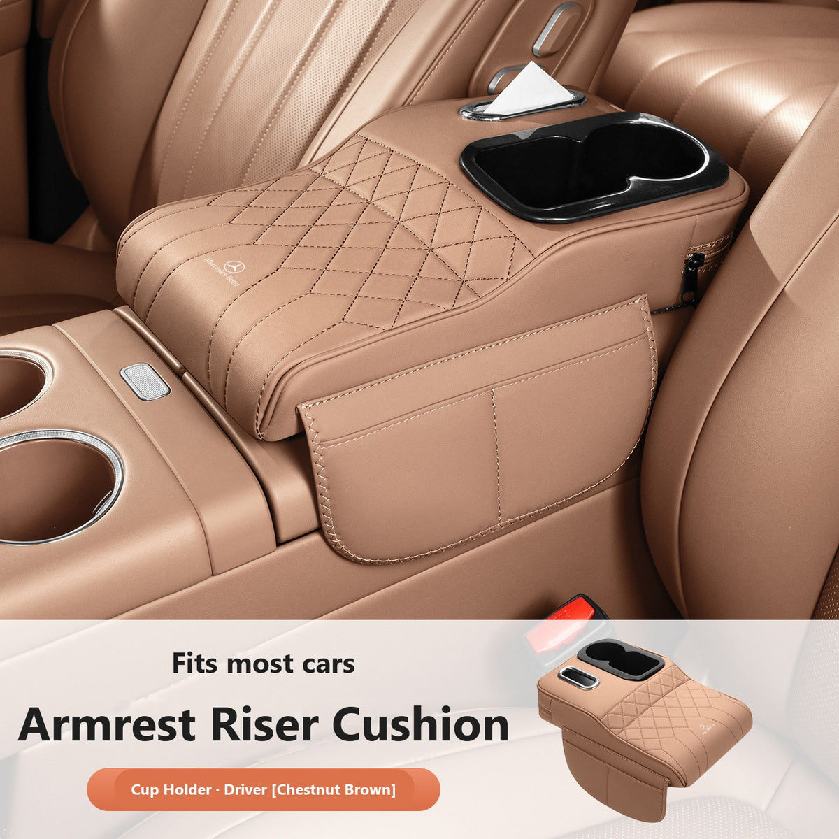 Mercedes armrest box riser cushion