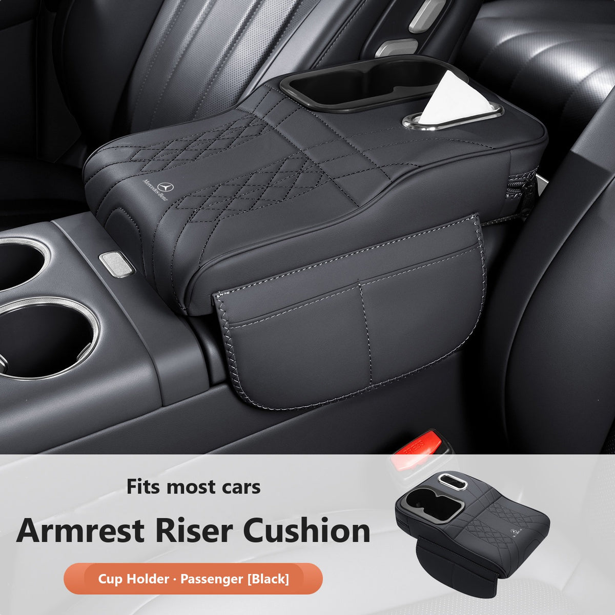 Mercedes armrest box riser cushion